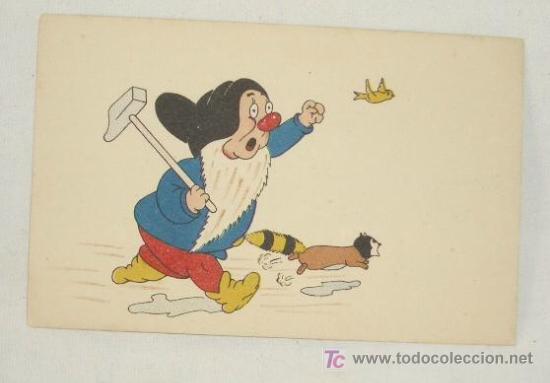 Postales: ANTIGUA POSTAL BLANCANIEVES,E.CUCHY,A&Ntilde;OS 30 &Oacute; 40