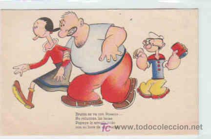 Postales: POSTAL COMICA DE POPEYE - Foto 1
