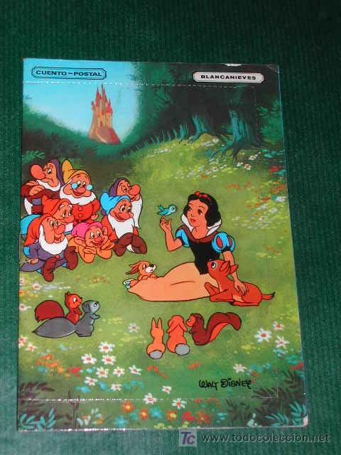 Postales: CUENTO-POSTAL BLANCANIEVES - WALT DISNEY
