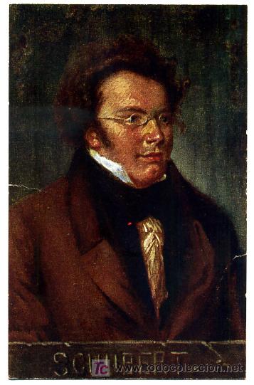 Cartoline: POSTAL SCHUBERT , ILUSTRADA , P16359