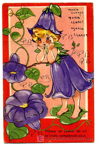Postkarten: POSTAL ILUSTRADA POR MARIA CLARET, NI&Ntilde;OS  , P24138