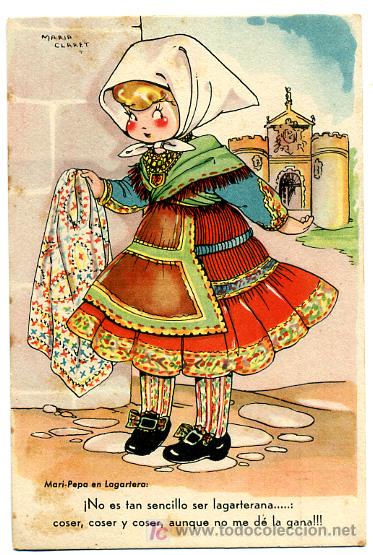Postkarten: POSTAL ILUSTRADA POR MARIA CLARET, NI&Ntilde;OS  , P24142
