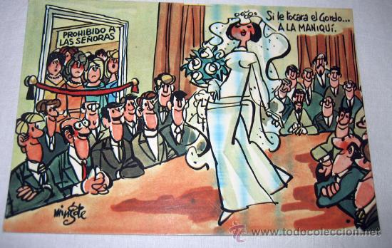 Postcards: ANTIGUA POSTAL DE MINGOTE DIBUJOS HUMORISTICOS - SERIE E - NO CIRCULADA - EN  -