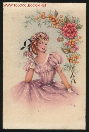 Cartoline: A-3791- Postal de felicitaci&oacute;n.