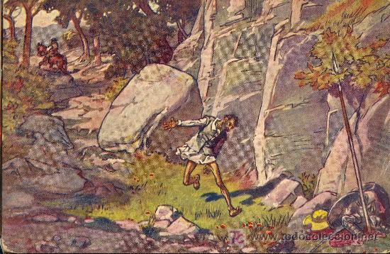 Postcards: TARJETA POSTAL DE DON QUIOTE DE LA MANCHA. N&ordm;10 EN SIERRA MORENA