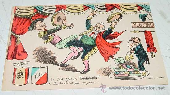 Cartoline: ANTIGUA POSTAL SATIRICO POLITICA DE ALFONSO XIII - MONARQUIA - NO CIRCULADA.