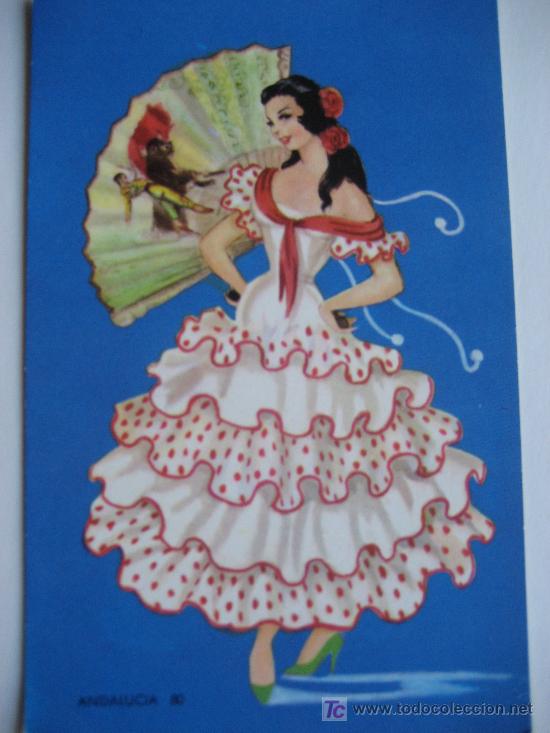 Postais: Andalucia 80. Postales de Espa&ntilde;a. 1962. Postal sin circular