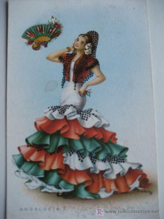 Postais: Andalucia. N&ordm; 2. Circulada 1961