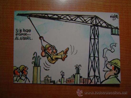 Cartoline: TARJETA POSTAL LOTERIA MINGOTE DIBUJOS HUMORISTICOS S. E