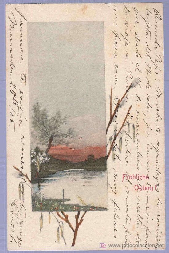 Postkarten: TARJETA POSTAL ANTIGUA DE FLORES. REVERSO NO DIVIDIDO