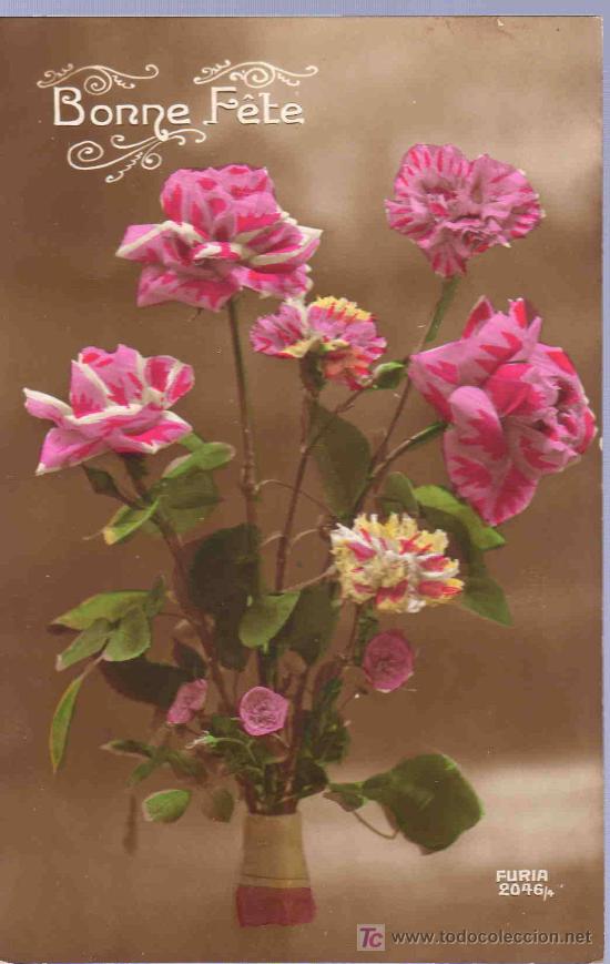 Postkarten: TARJETA POSTAL ANTIGUA DE FLORES.