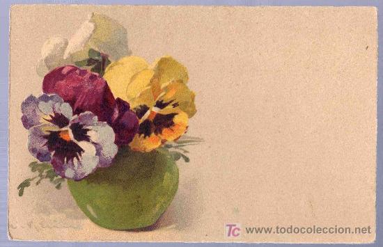 Postkarten: TARJETA POSTAL ANTIGUA DE FLORES.