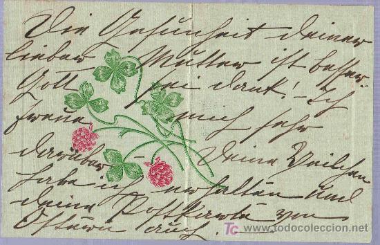 Postais: TARJETA POSTAL ANTIGUA DE FLORES.