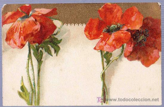 Postais: TARJETA POSTAL ANTIGUA DE FLORES.