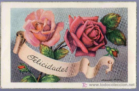 Postais: TARJETA POSTAL ANTIGUA DE FLORES.