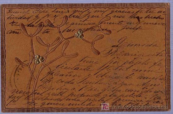 Postais: TARJETA POSTAL ANTIGUA DE FLORES. REVERSO NO DIVIDIDO