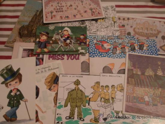 Postkarten: 12 postales, algunas escritas