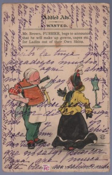 Postkarten: TARJETA POSTAL ANTIGUA HUMORISTICA.
