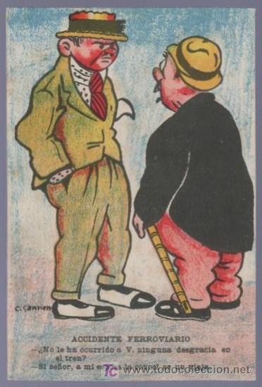 Postkarten: TARJETA POSTAL ANTIGUA HUMORISTICA.