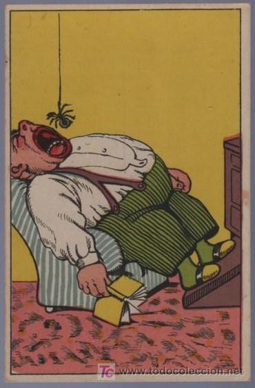 Postkarten: TARJETA POSTAL ANTIGUA HUMORISTICA.