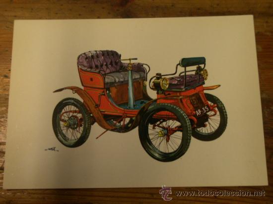Postais: Postal de un coche