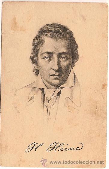 Postais: 5336- RETRATO Christian Johann Heinrich Heine(poeta y ensayista aleman)  Stengel y Co - N&ordm; 49077