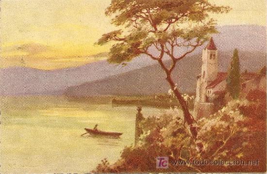 Postkarten: ANTIGUA POSTAL-PAISAJE (1928)