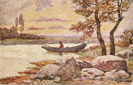 Postkarten: POSTAL ANTIGUA ALEMANA CON FIRMA