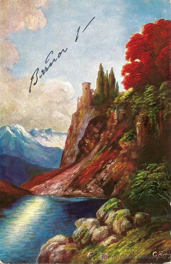 Postkarten: ANTIGUA POSTAL-PAISAJE FIRMADA G.FICHIG