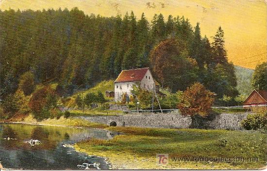 Postkarten: ANTIGUA POSTAL-PAISAJE A&Ntilde;OS 20