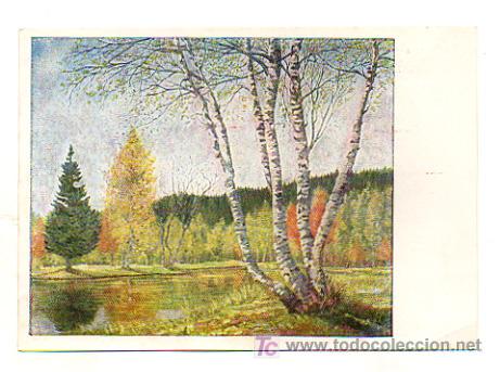 Postkarten: EDIT. ARTIS MUTI DE LOS ARTISTAS MUTILADOS. 'OTO&Ntilde;O', ORIGINAL PINTADO CON EL PIE POR....