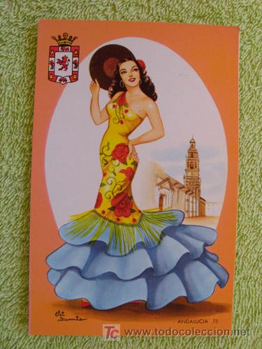 Postais: Postal Antigua : Andalucia 73 - Elsi Gumier. 1963