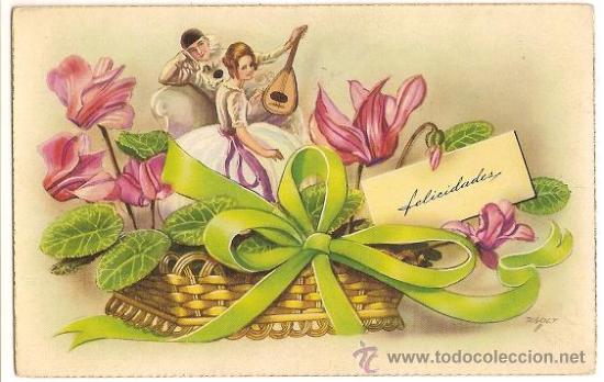 Postales: 6068 - TARJETA DE FELICITACI&Oacute;N - ILUSTRADA POR ZSOLT- SERIE 2081