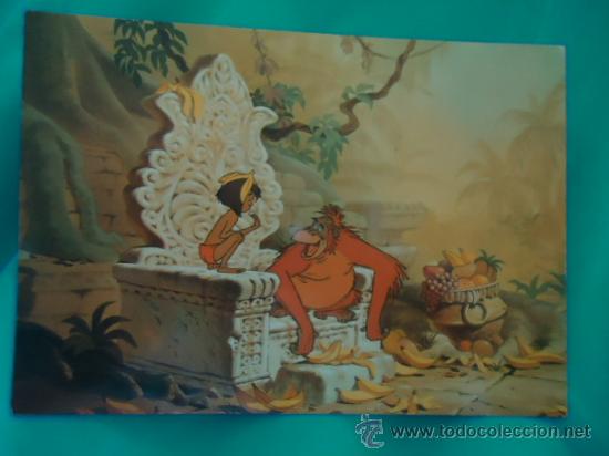 Postales: POSTAL DEL LIBRO DE LA SELVA , TARJETA DISNEY EURODISNEY PARIS, A&Ntilde;O 92