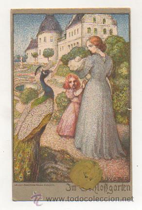 Cartoline: POSTAL ILUSTRADA POR H. J. WEBER. (LITH. ANST V. HUBERT KOHLER, MUNCHEN). REVERSO SIN DIVIDIR.