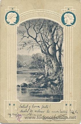 Cartoline: 8213 - ANTIGUA POSTAL PRINCIPIOS DE SIGLO XX -EDICIONES PFB SERIE 2969 -CIRCULADA 1903