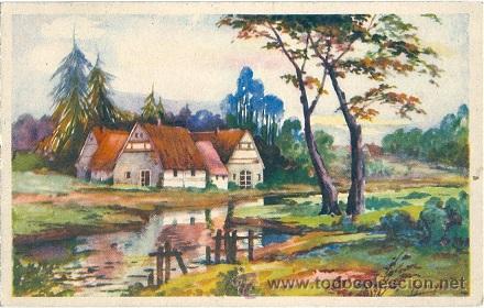 Cartoline: 8226 - INTERESANTE POSTAL PAISAJE- EDIC CMB SERIE N&ordm; 62 - ILUSTRACION ROGELIO LOPEZ