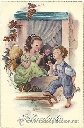 Cartoline: 8230- PRECIOSA POSTAL DE FELICITACI&Oacute;N - EDICIONES ANCLA N&ordm; 2040