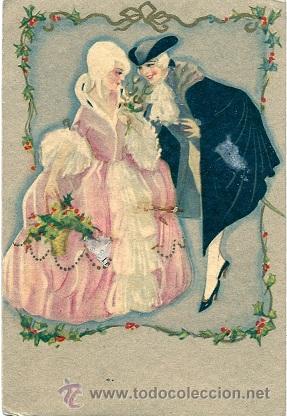 Postais: 8281 - ANTIGUA Y HERMOSA POSTAL ITALIANA CON PROPIEDAD RESERVADA 333 - CIRCULADA 1929