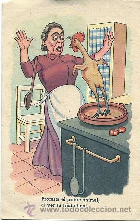 Cartoline: 8509 - SIMPATICA Y ANTIGUA POSTAL PROTESTA EL PORBRE ANIMAL...EDIC. C.M.B. SERIE 43 - DATA 1943