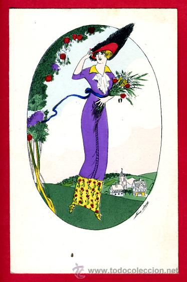 Postcards: POSTAL ILUSTRADA, ORIGINAL, XAVIER SAGER,    P61000