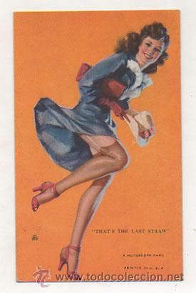 Cartoline: POSTAL ILUSTRADA POR 'EARL MORAN'. MUJER.