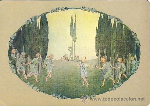 Postais: 8905- WILLEBEEK LE MAIR  - OVER THE HILLS AND FAR AWAY MEGA-POSTAL, REPRODUCCI&Oacute;N  - CART&Oacute;N DURO