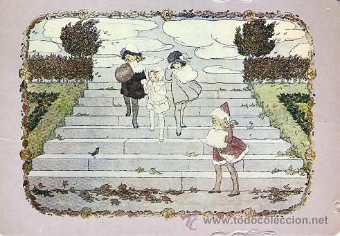 Postais: 8901 - WILLEBEEK LE MAIR - THE NORTH WIND DOES BLOW- MEGA-POSTAL, REPRODUCCI&Oacute;N - CART&Oacute;N DURO- 1975