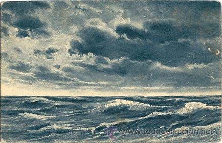 Postais: 8756- EL MAR - PRECIOSA POSTAL ANTIGUA EDICIONES N.P.G. N&ordm; K.211