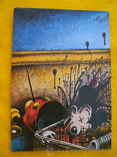 Postales: Antiguas Postales : MICKEY MOUSE CAZADO de Mark Manning. 1983 Star Grafic n/70