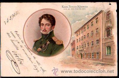 Postkarten: TARJETA POSTAL. KARL THEOD KORNER. 1902.