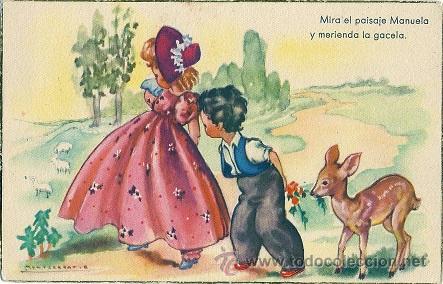 Postais: 8828 - PRECIOSA POSTAL ILUSTRADA POR MONTSERRAT BARTA.- EDIC. COLON - BENISI SERIE 118-10