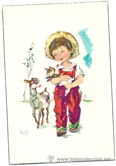 Postais: 8830 - PRECIOSA POSTAL EDICIONES CYZ . SERIE 598-B - ILUSTRADA POR COLLADO