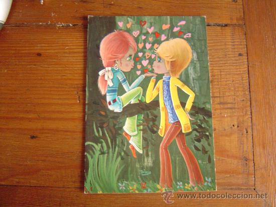 Cartes Postales: Bonita postal pareja.